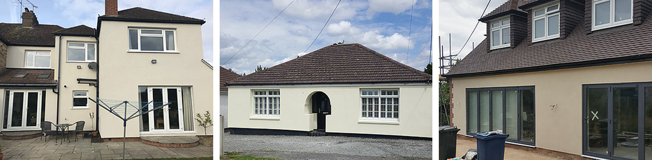 3 Rendered Houses